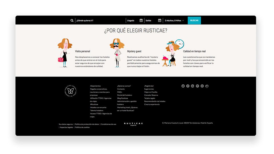 diseño web rusticae