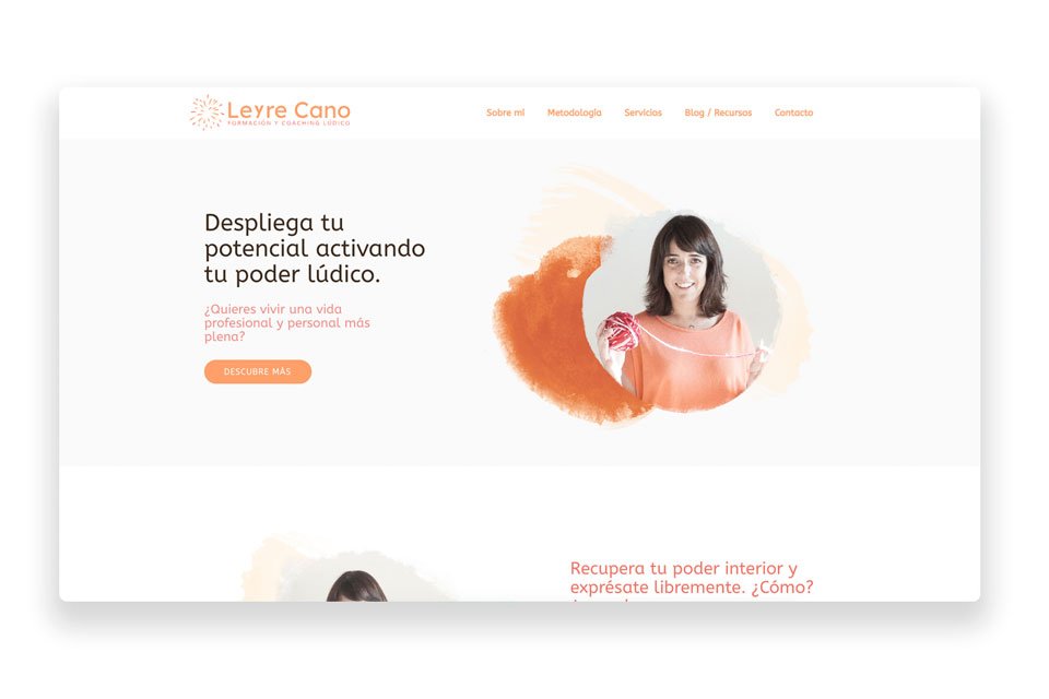 Ejemplos de diseño web para psicopedagoga