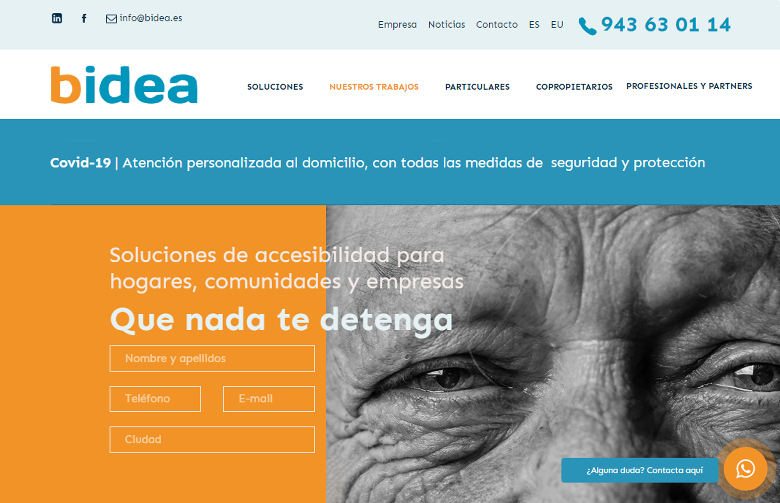 ▷ Página web para Soluciones de accesibilidad [A medida]