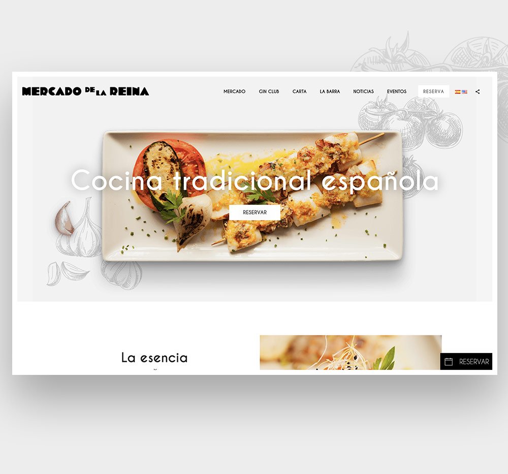 ▷ Ejemplo de página web para restaurantes [A medida]