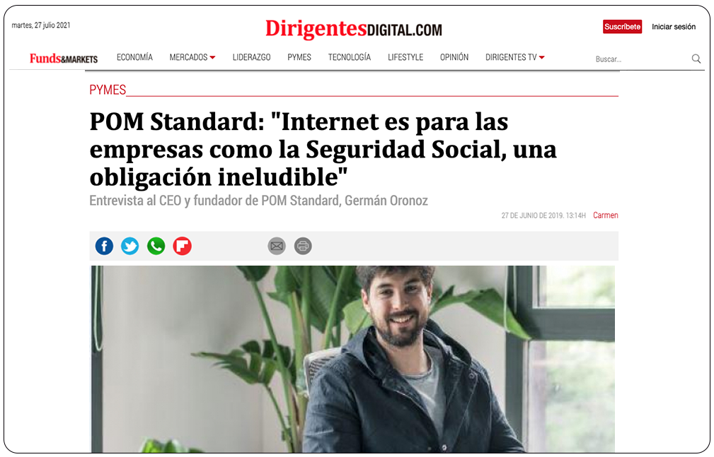 ▷ POM Standard en El Economista [Prensa]