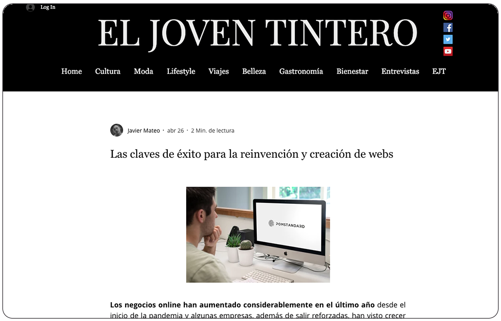 POM Standard en El Joven Tintero [Prensa]