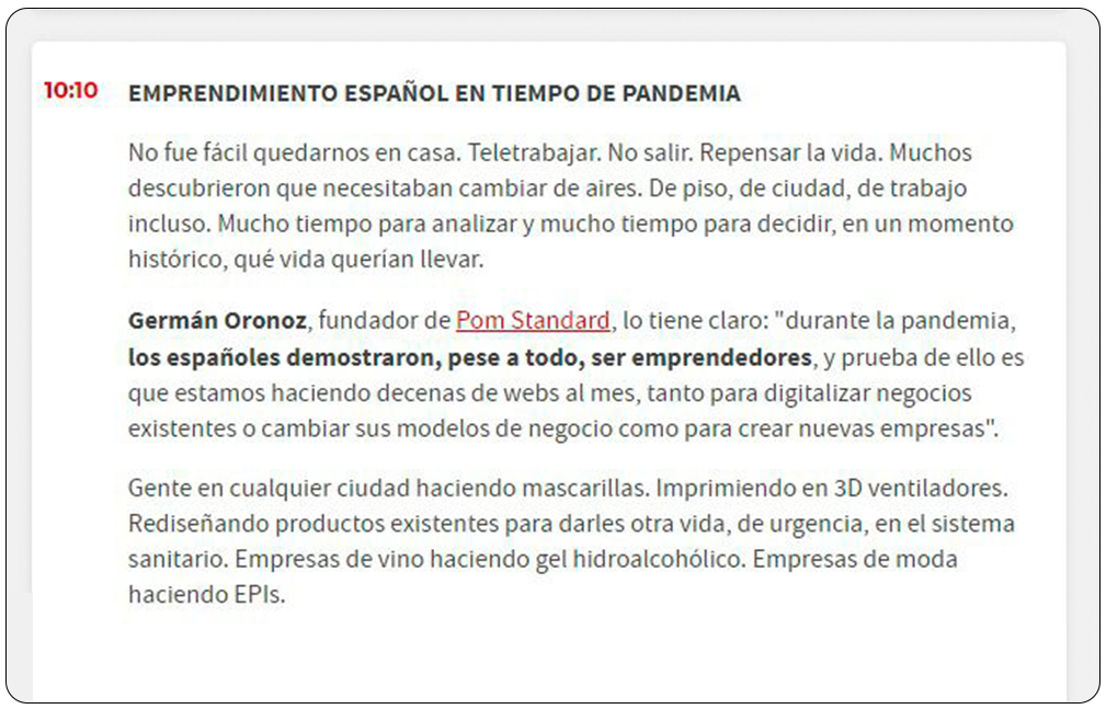 ▷ POM Standard en AS [Prensa]