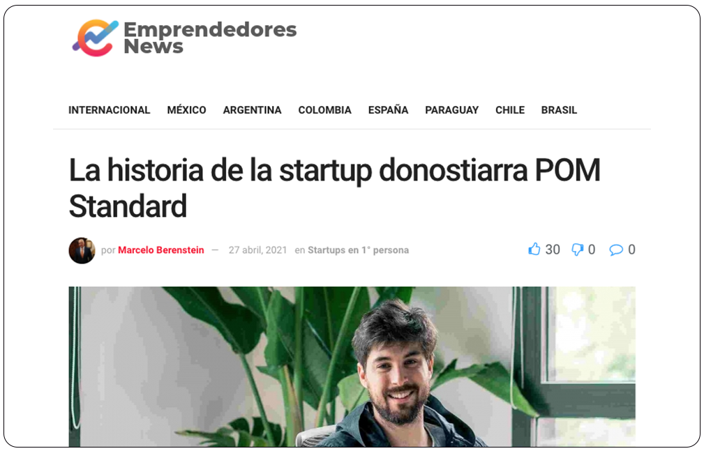▷ POM Standard en Emprendedores News [Prensa]