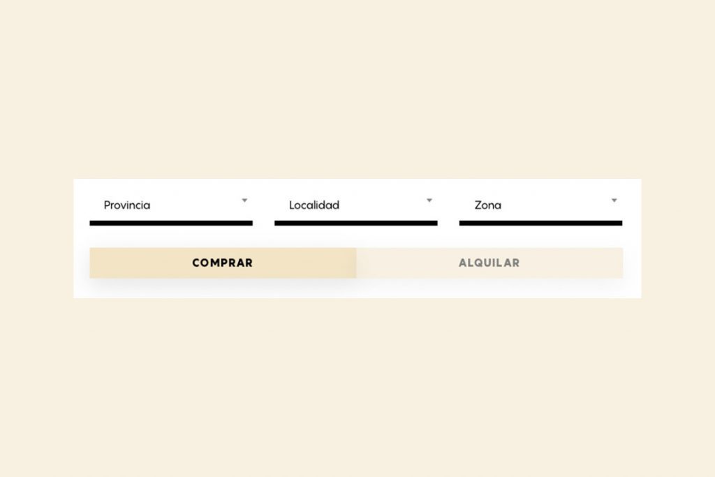 Buscador de pisos para página web