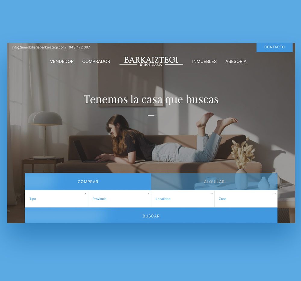 ▷ Diseño de página web para inmobiliarias [A medida]