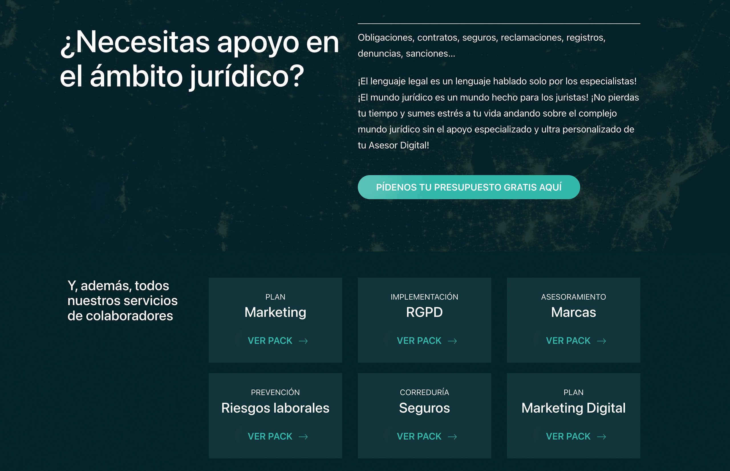 ▷ Ejemplo de página web para asesorías [A medida]