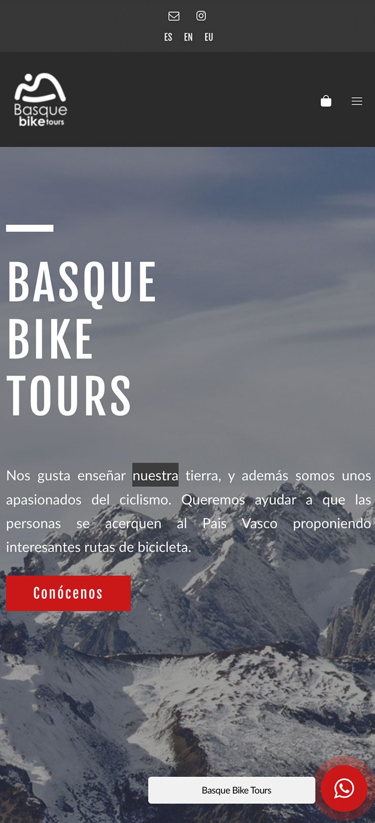 ▷ Ejemplo de página web para tours turísticos [A medida]