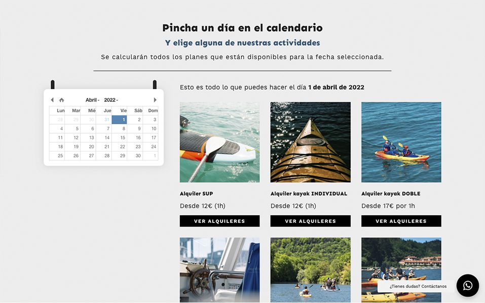 ▷ Ejemplo de página web para turismo [A medida]