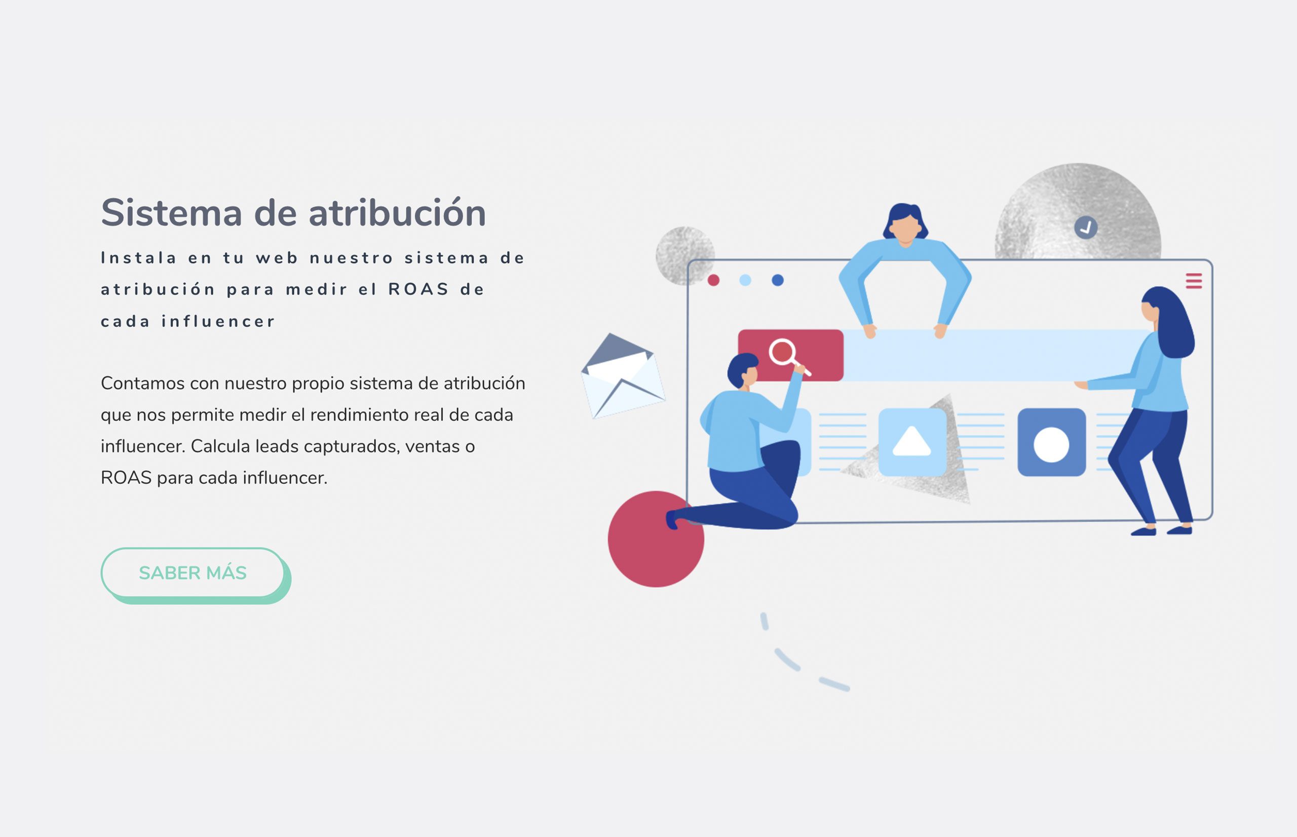 ▷ Ejemplo de página web para influencers [A medida]