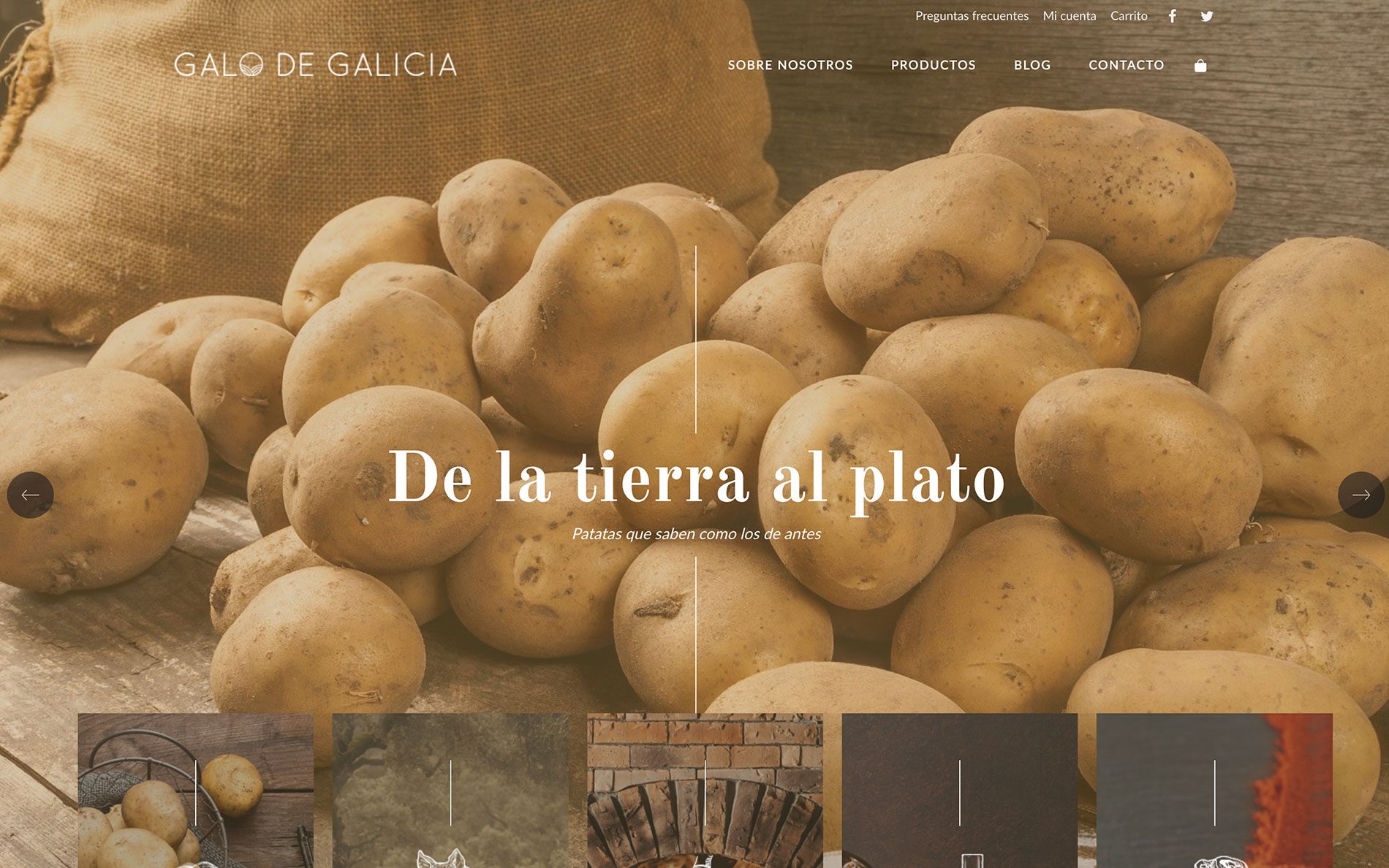 ▷ Ejemplo de página web para productos gourmet [A medida]