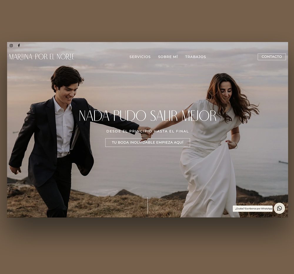 ▷ Ejemplo de página web para bodas[A medida]