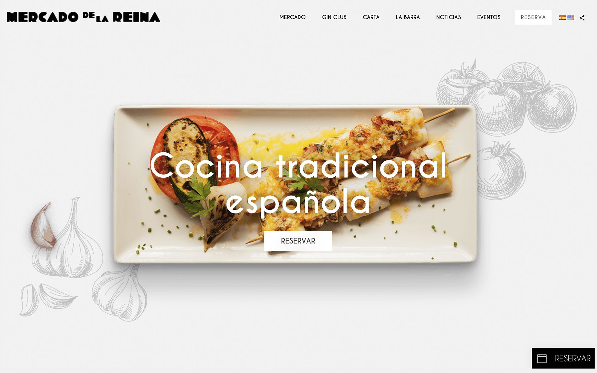 ▷ Ejemplo de página web para restaurantes [A medida]