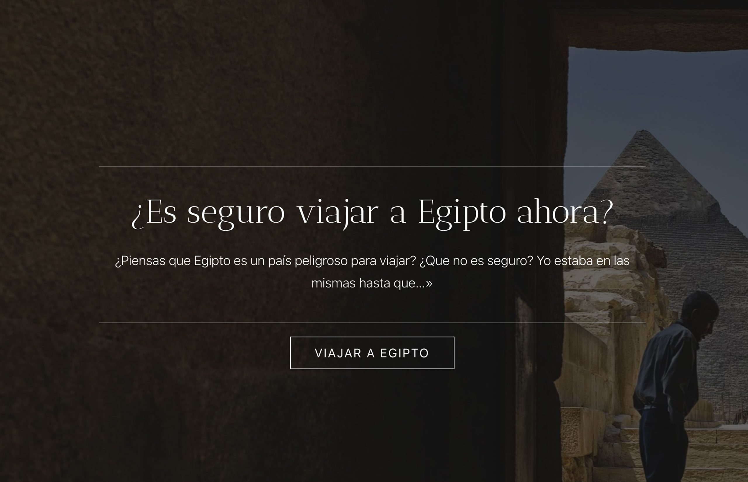 ▷ Ejemplo de página web para blog de viajes [A medida]