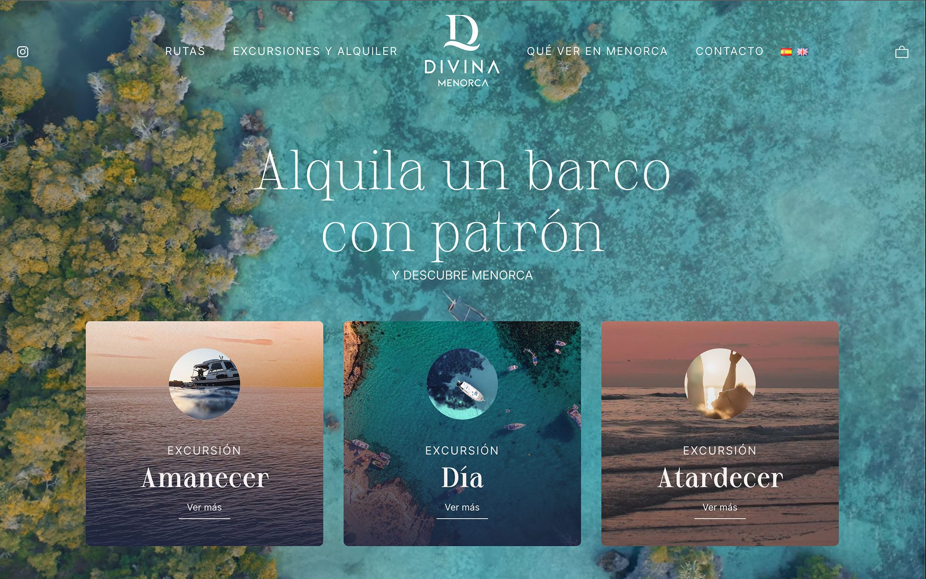 ▷ Ejemplo de página web para alquiler de barcos [A medida]