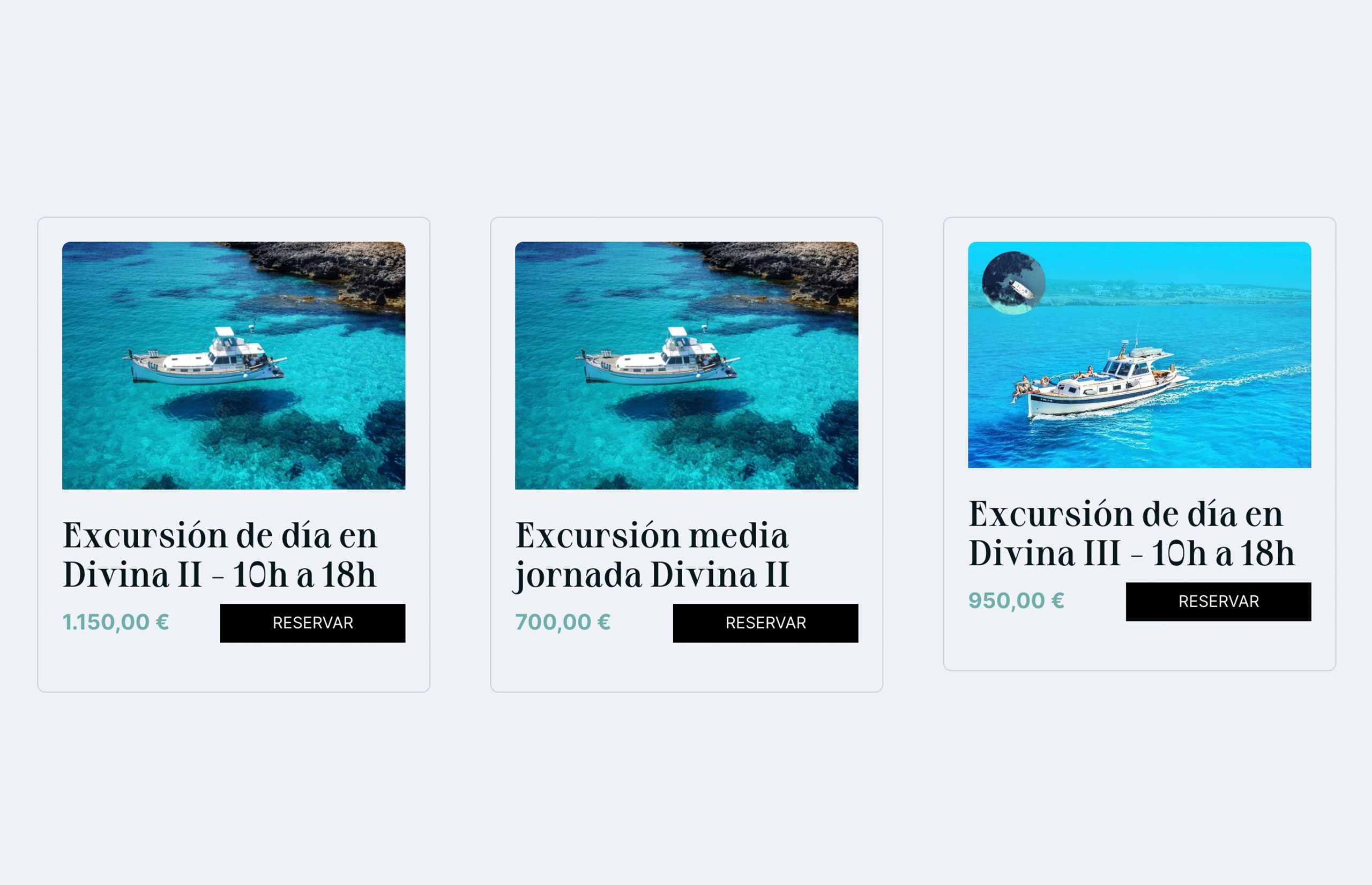 ▷ Ejemplo de página web para alquiler de barcos [A medida]