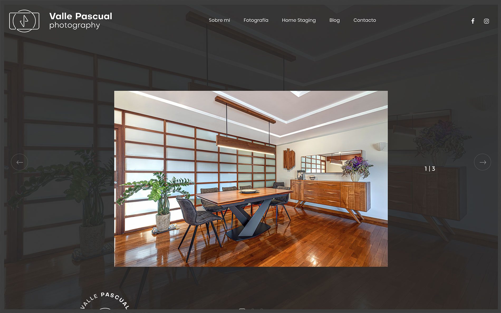 ▷ Ejemplo de página web para fotografía [A medida]