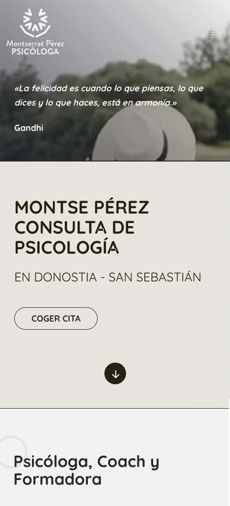▷ Ejemplo de página web para psicóloga [A medida]