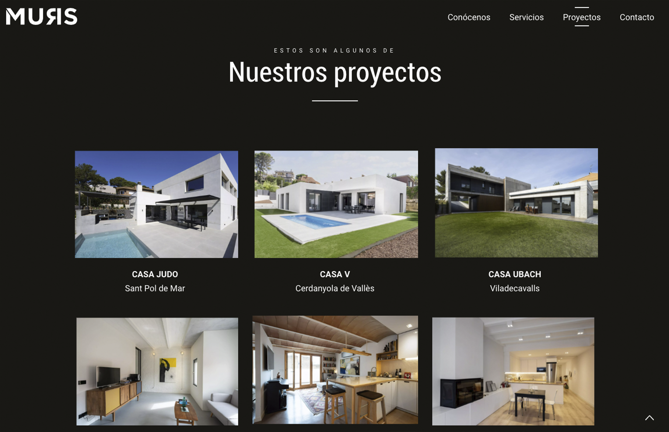 ▷ Ejemplo de página web para arquitectos [A medida]