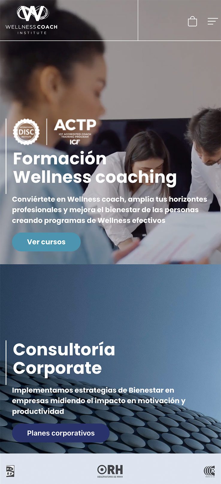 ▷ Ejemplo de página web para academias [A medida]