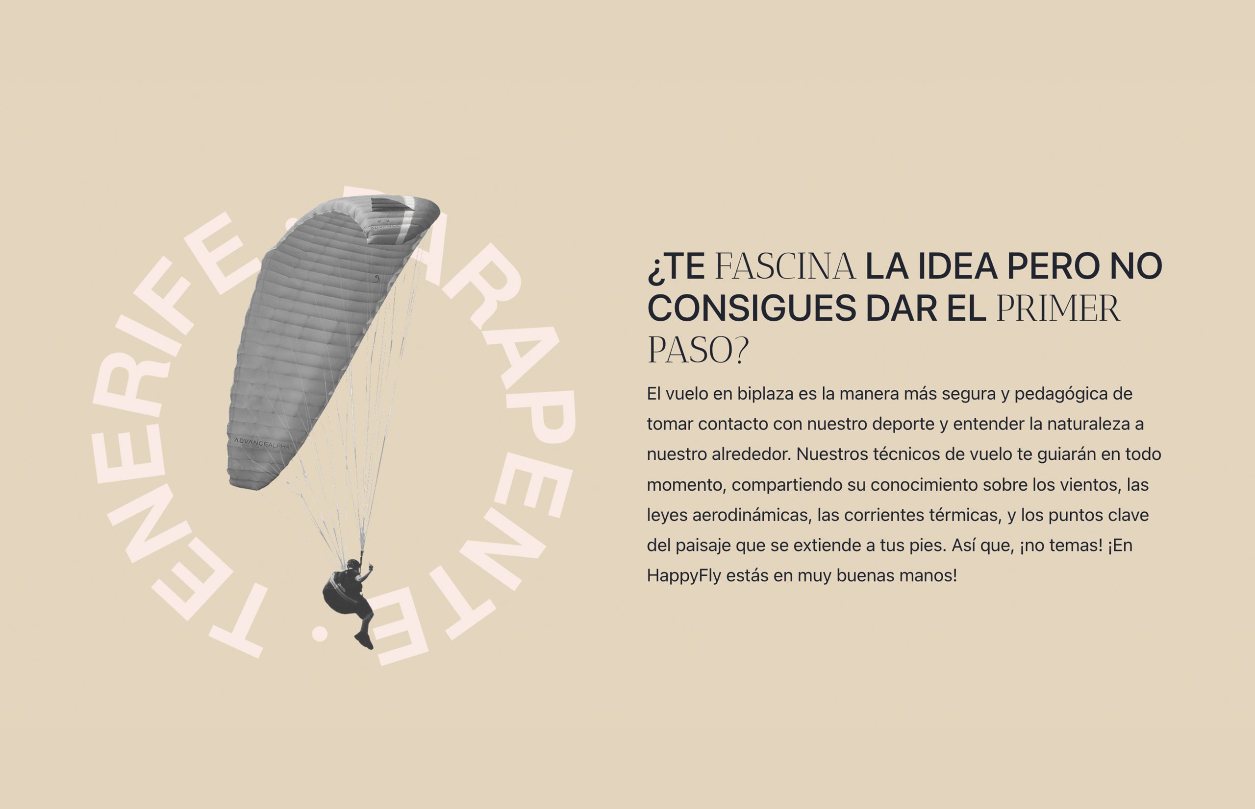 ▷ Ejemplo de página web para parapente [A medida]