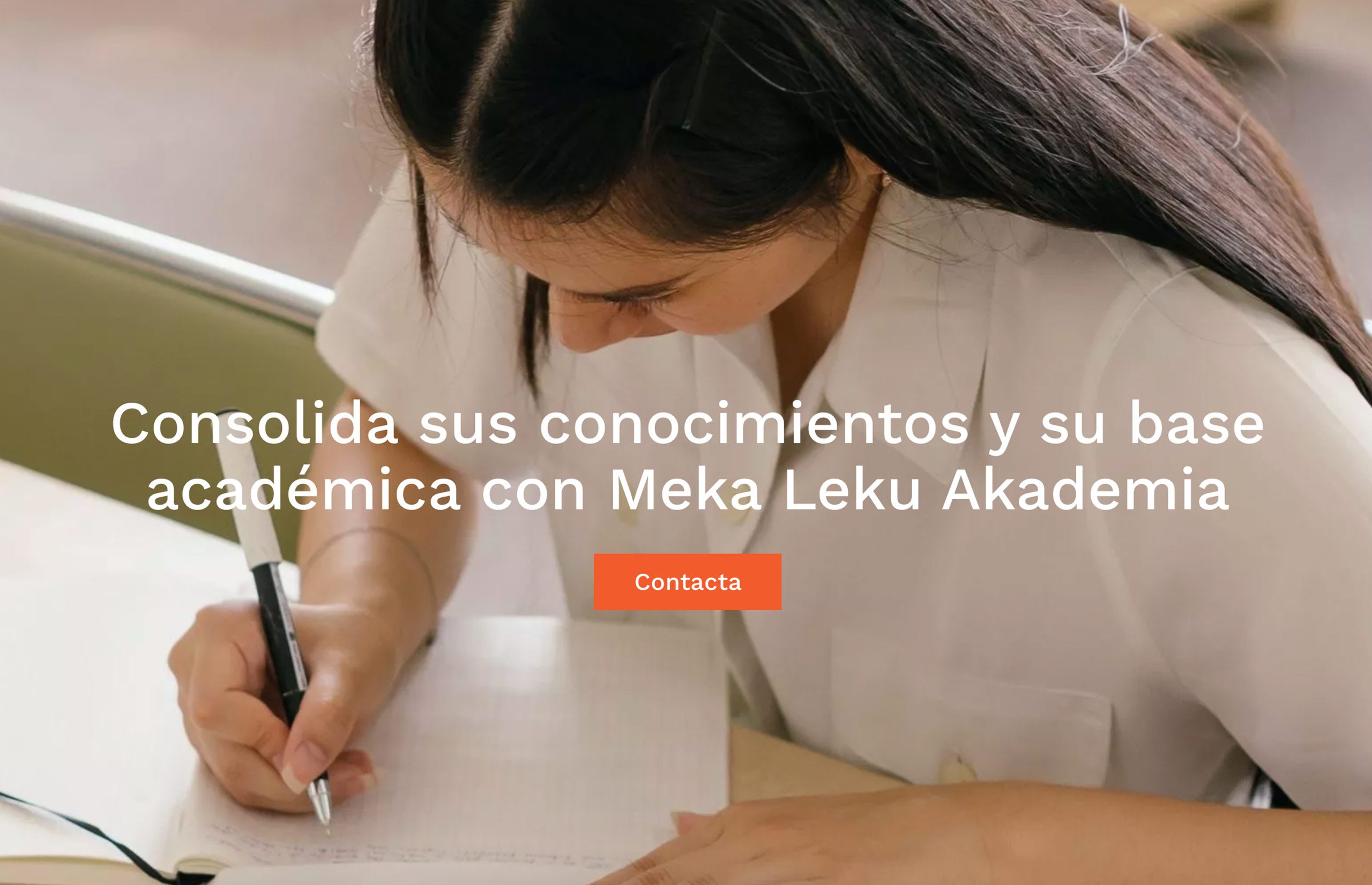 ▷ Ejemplo de página web para academias [A medida]