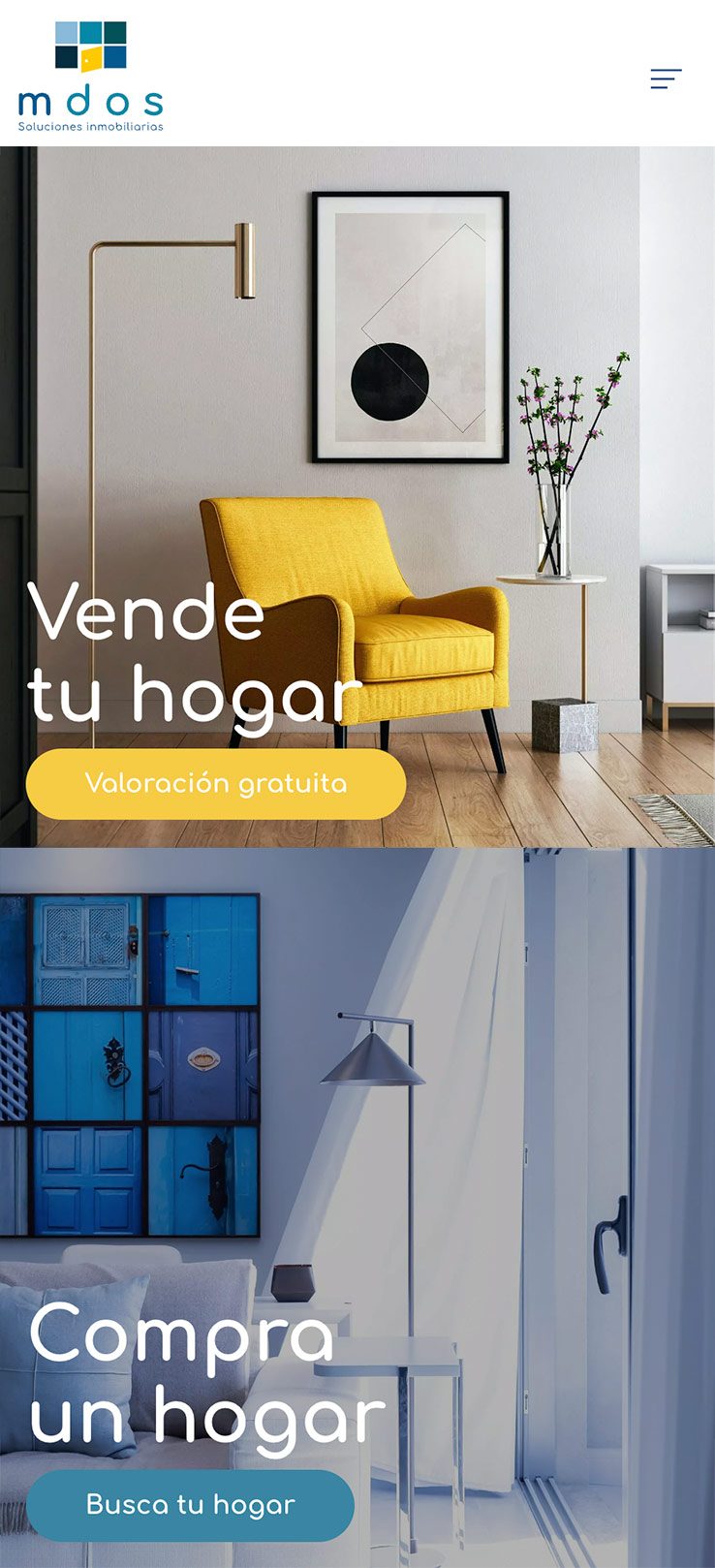 ▷ Ejemplo de página web para inmobiliarias [A medida]