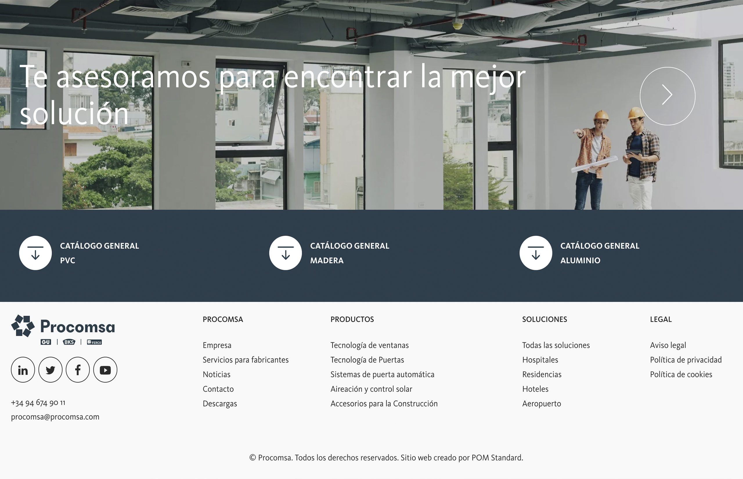 ▷ Ejemplo de página web para fabricantes [A medida]