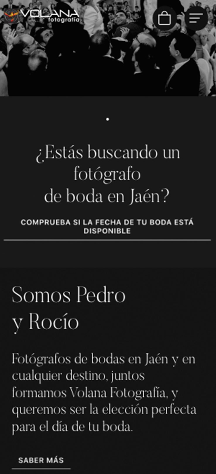 ▷ Ejemplo de página web para fotógrafos [A medida]