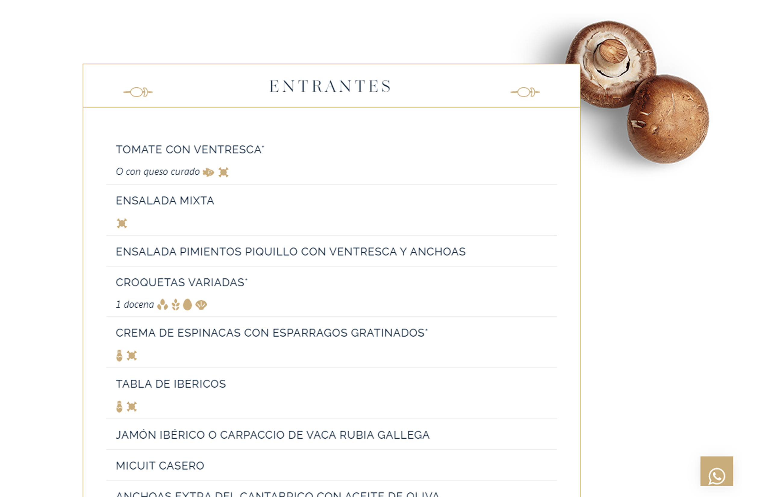 ▷ Ejemplo de página web para restaurantes [A medida]