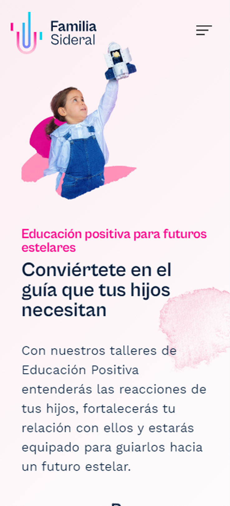 ▷ Ejemplo de página web para Educación Positiva [A medida]