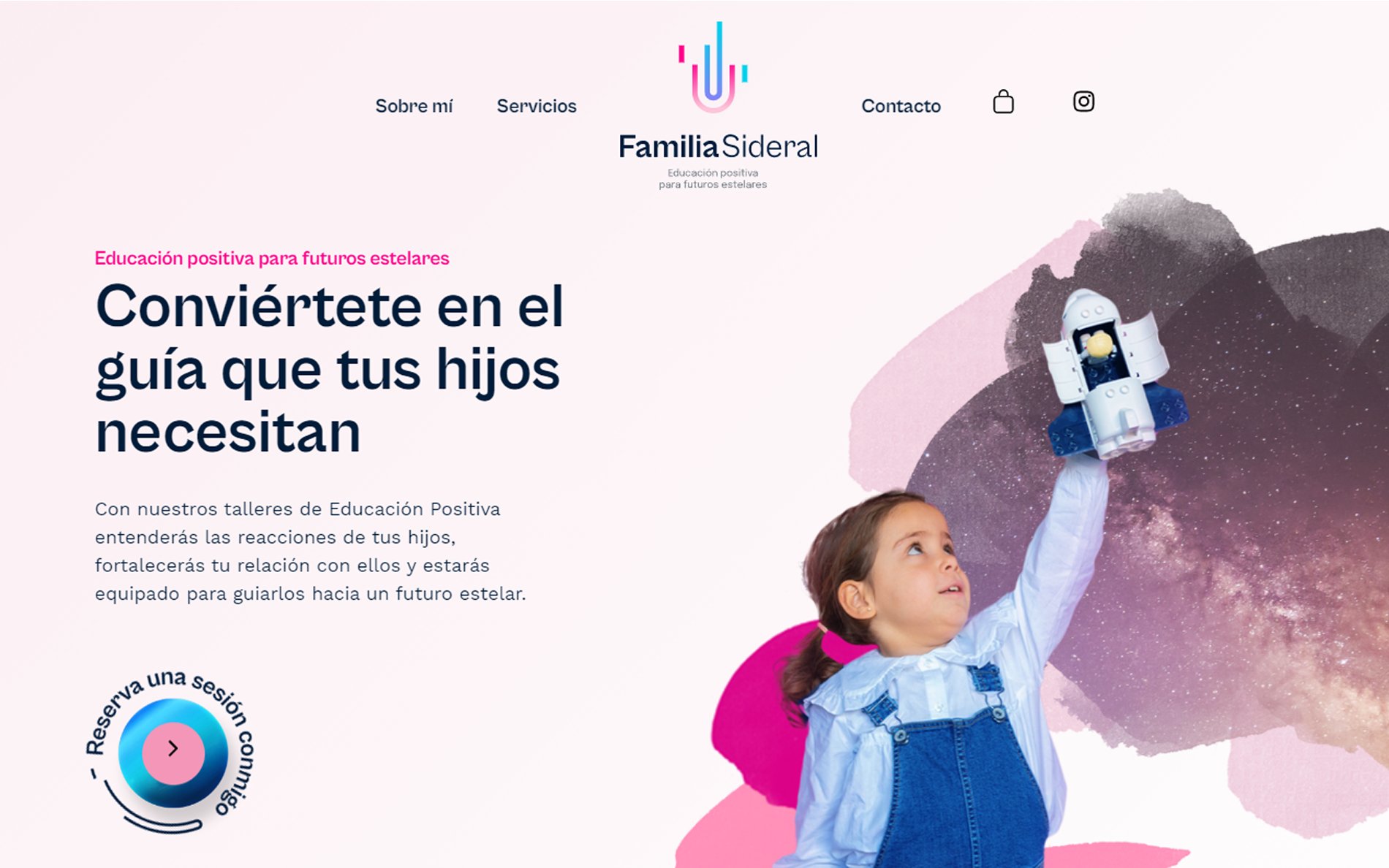 ▷ Ejemplo de página web para Educación Positiva [A medida]