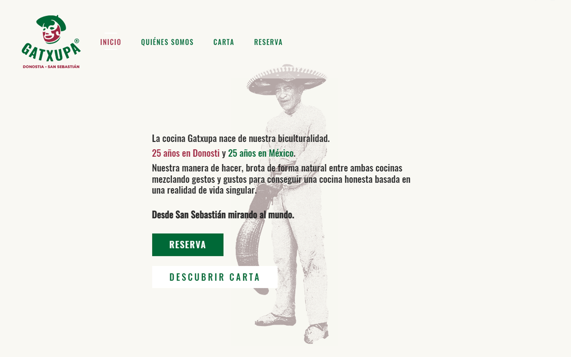 ▷ Ejemplo de página web para Restaurantes [A medida]