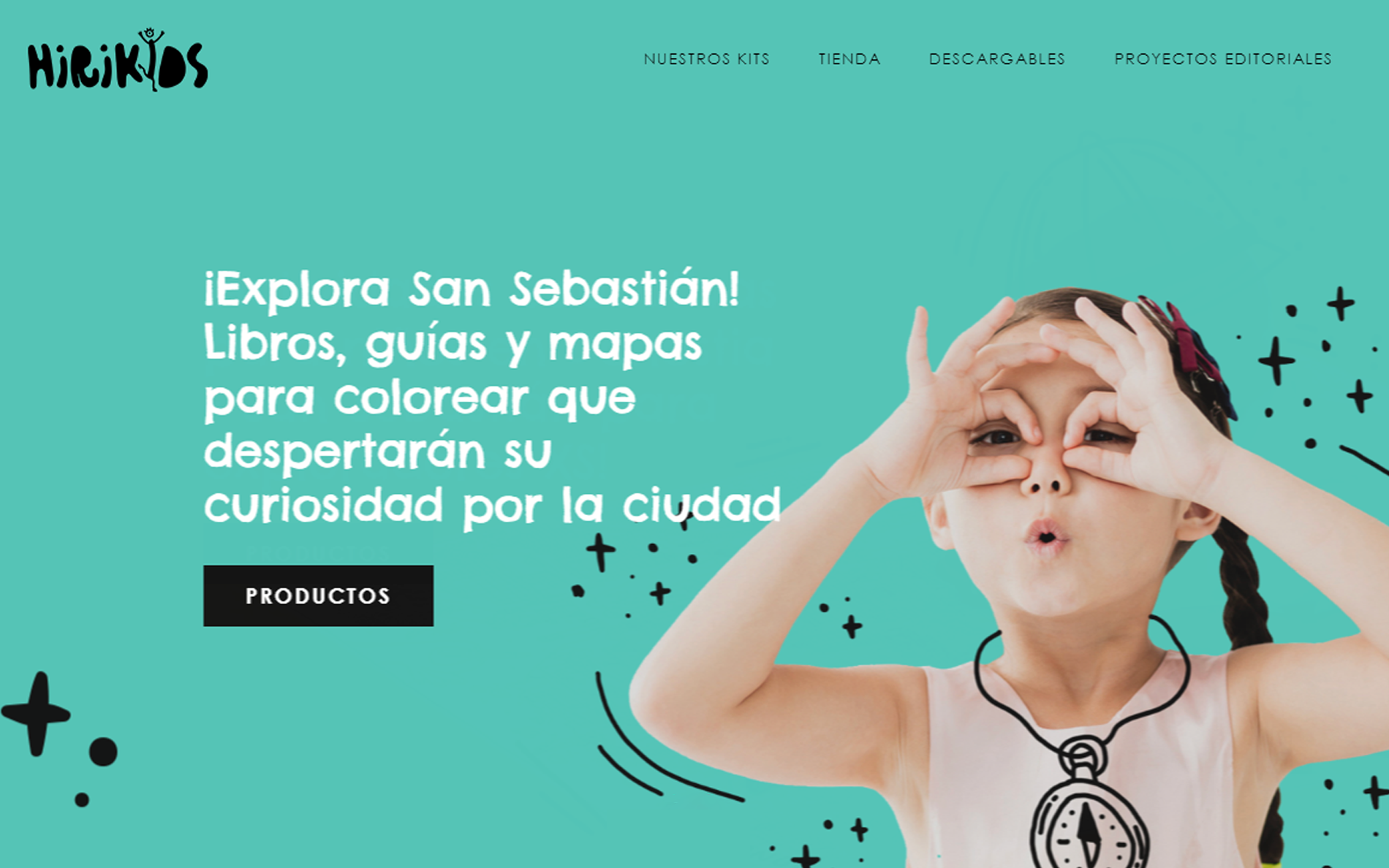 ▷ Ejemplo de página web de editoriales infantiles [A medida]