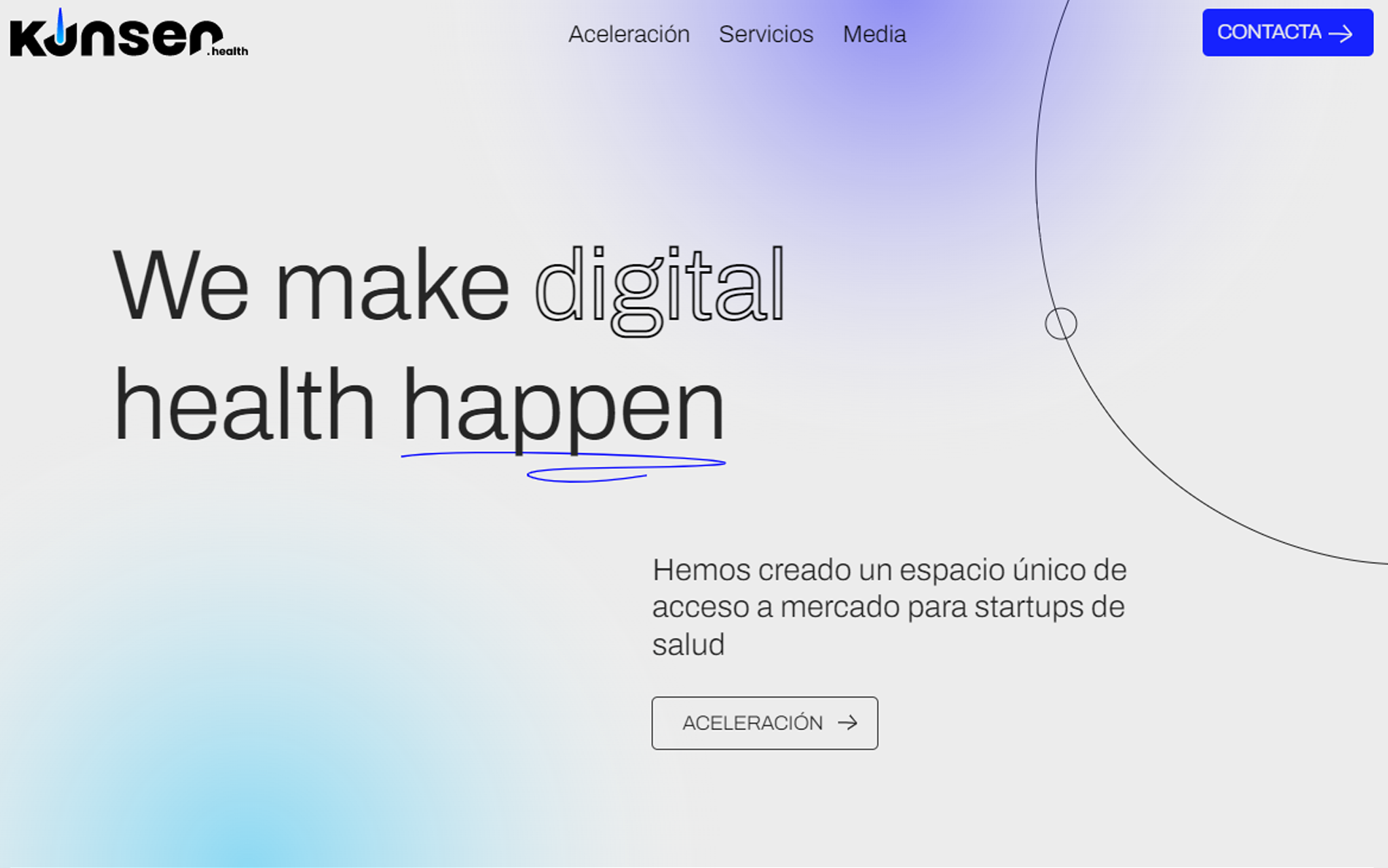 ▷ Ejemplo de página web para Start ups [A medida]