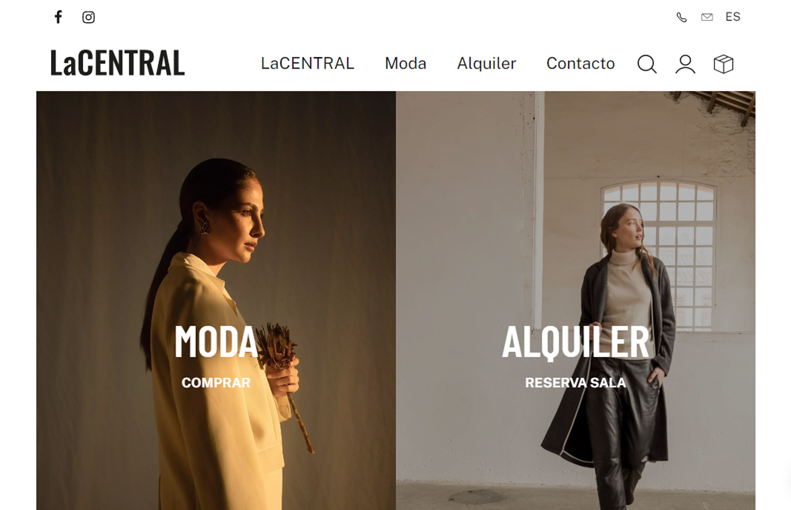 ▷ Ejemplo de página web para Moda [A medida]