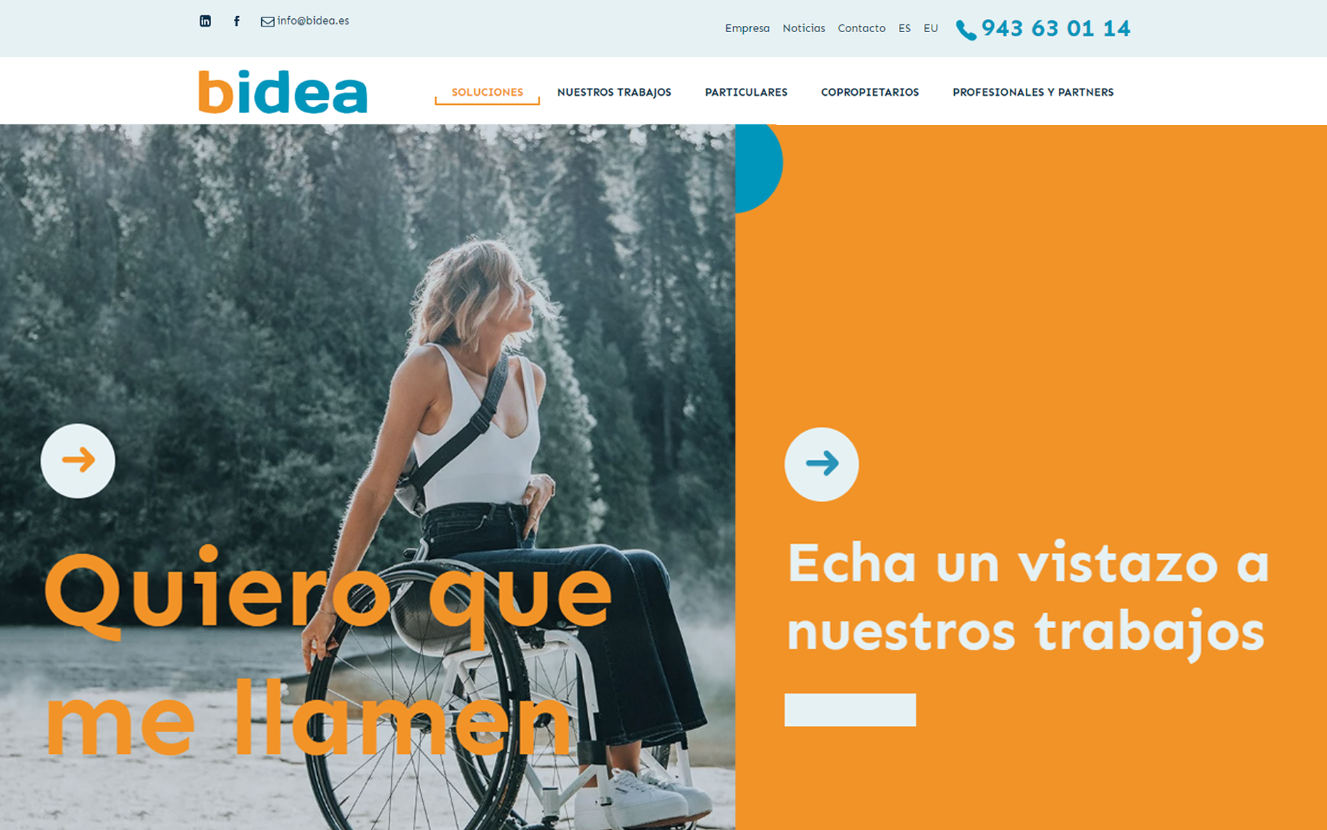 ▷ Página web para Soluciones de accesibilidad [A medida]