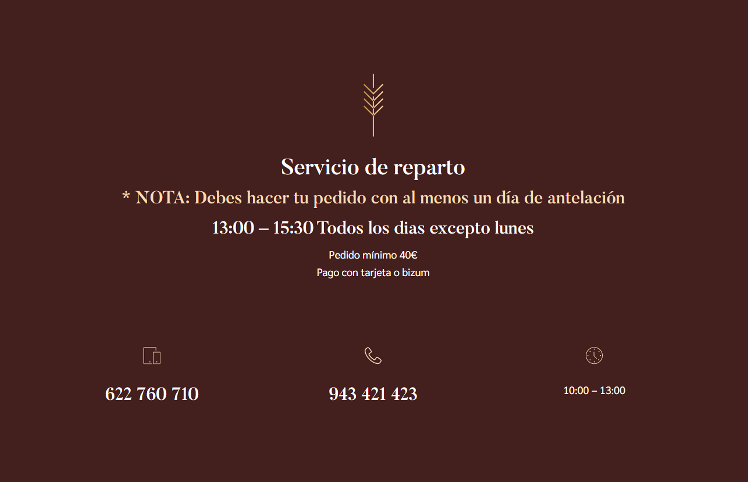 ▷ Ejemplo de página web para restaurante [A medida]