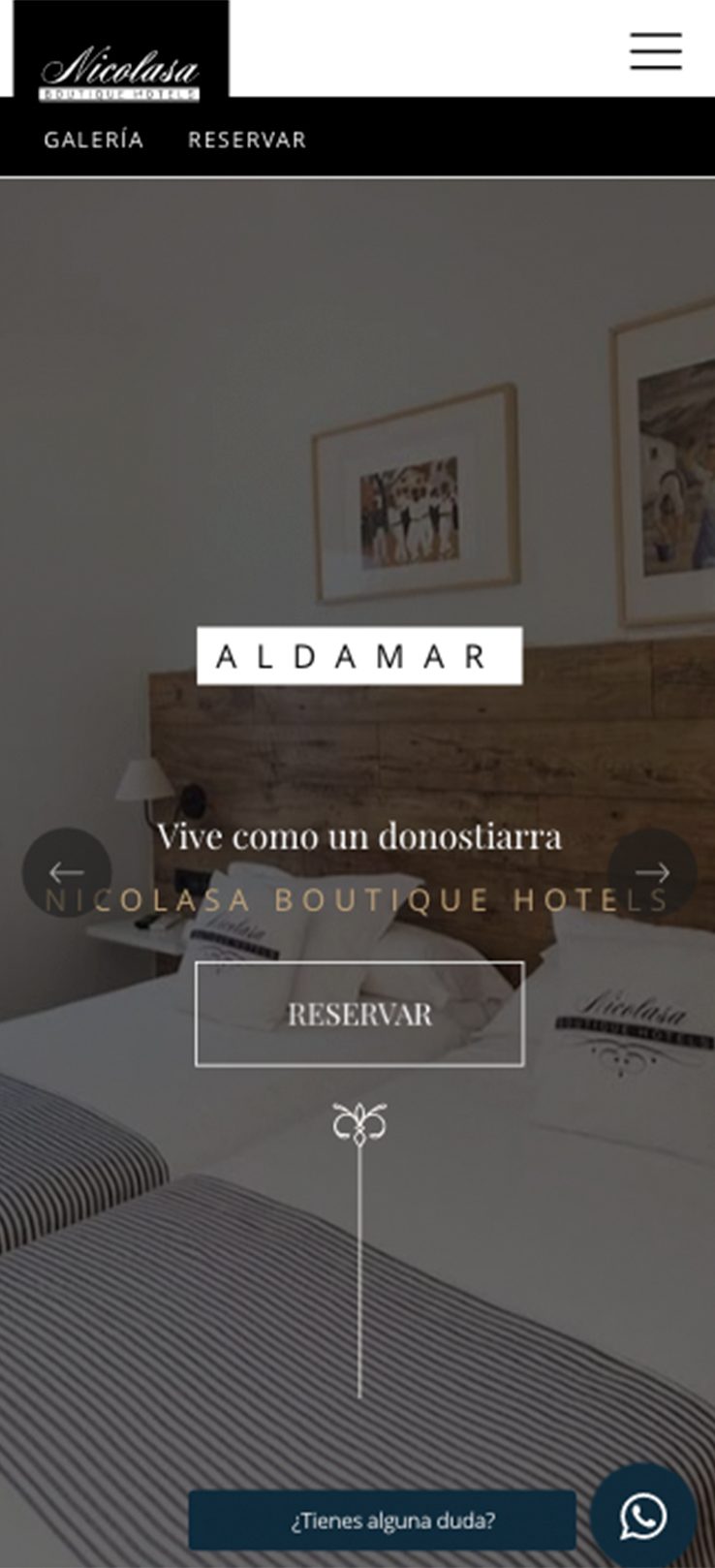 ▷ Ejemplo de página web para hoteles [A medida]