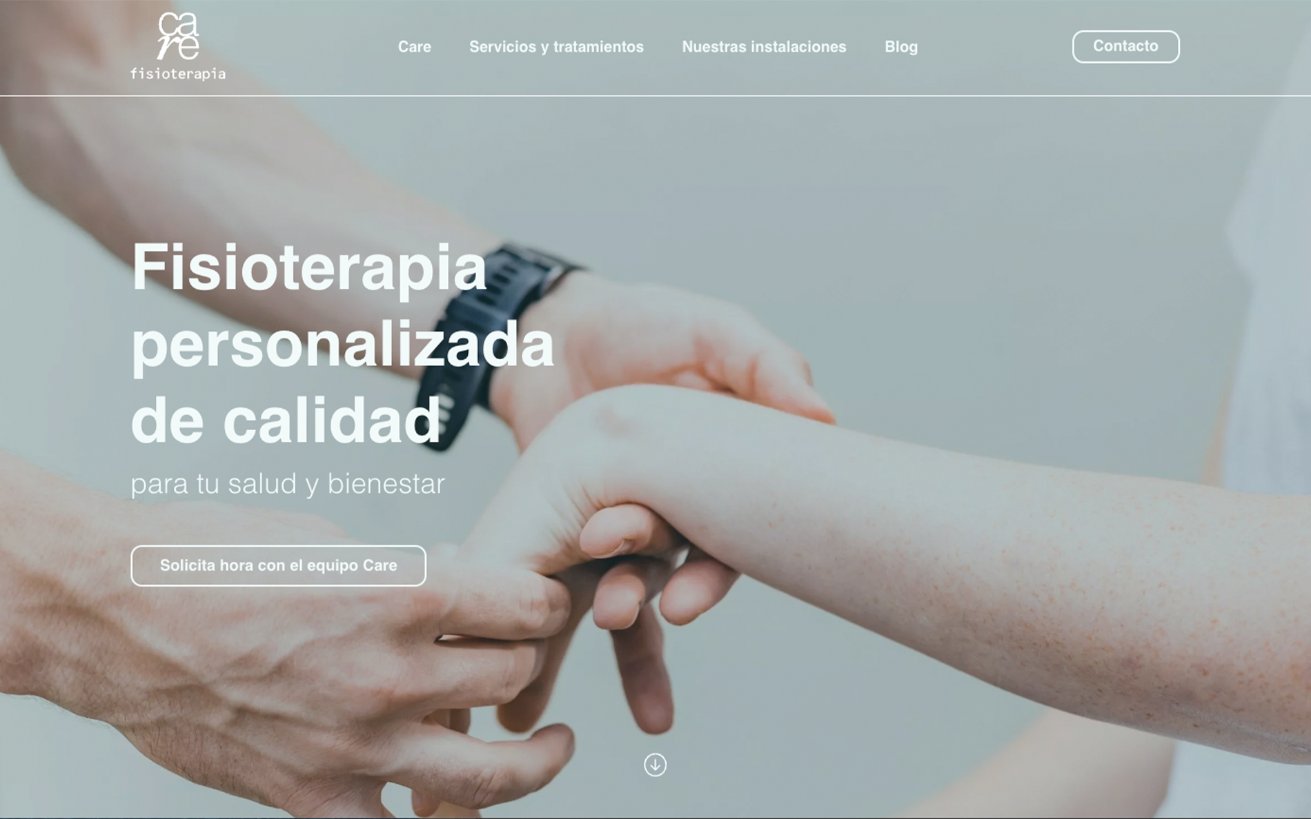 ▷ Ejemplo de página web para fisioterapia[A medida]