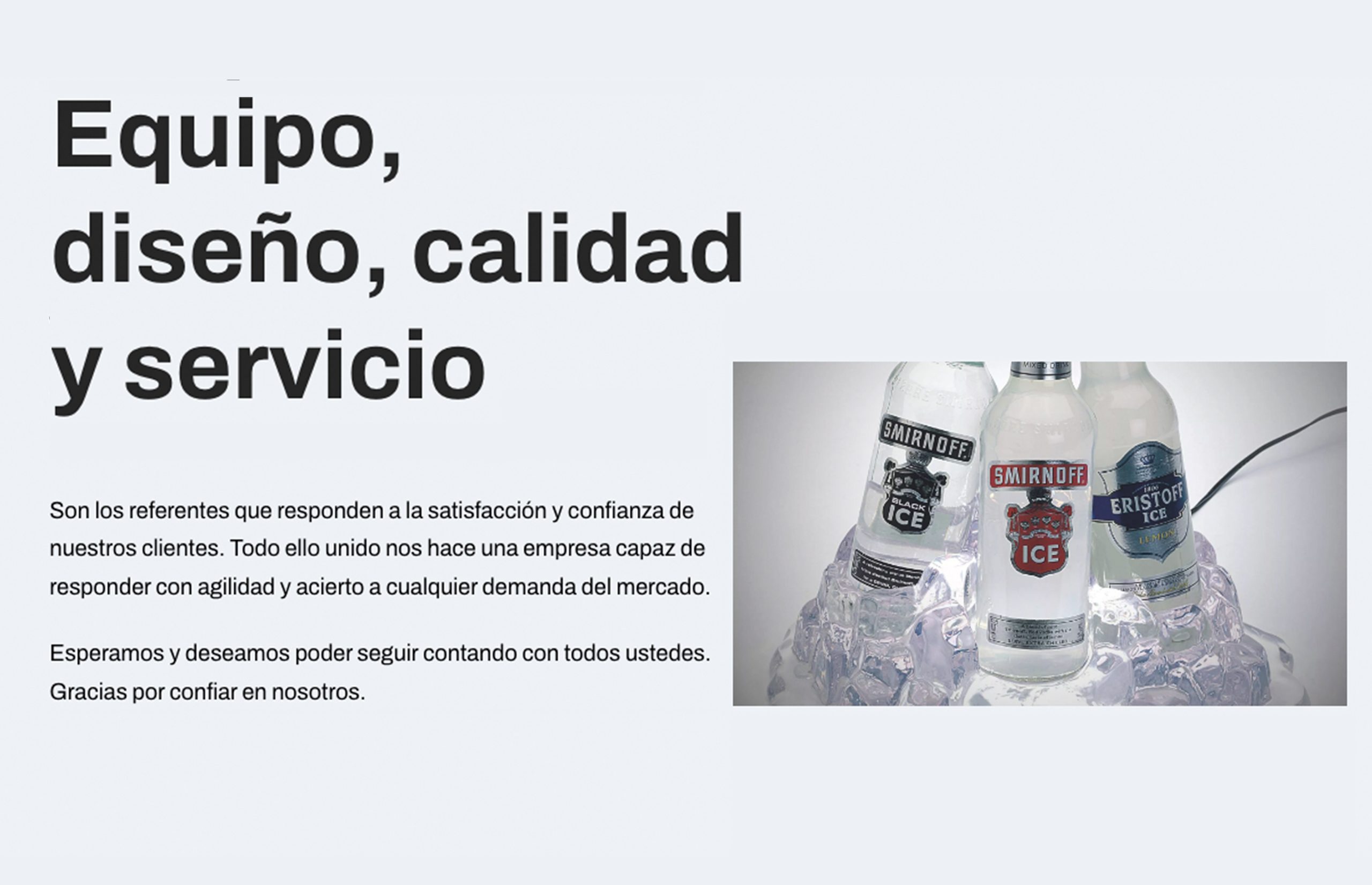 ▷ Ejemplo de página web para productos industriales [A medida]