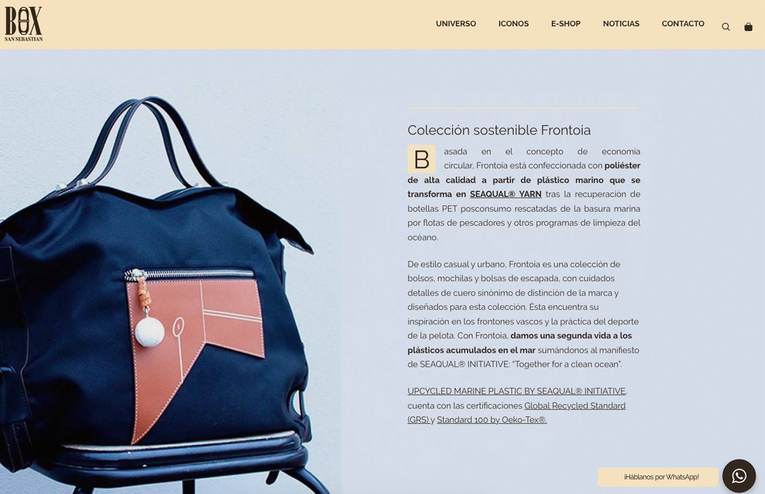 ▷ Ejemplo de página web para tiendas de moda [A medida]