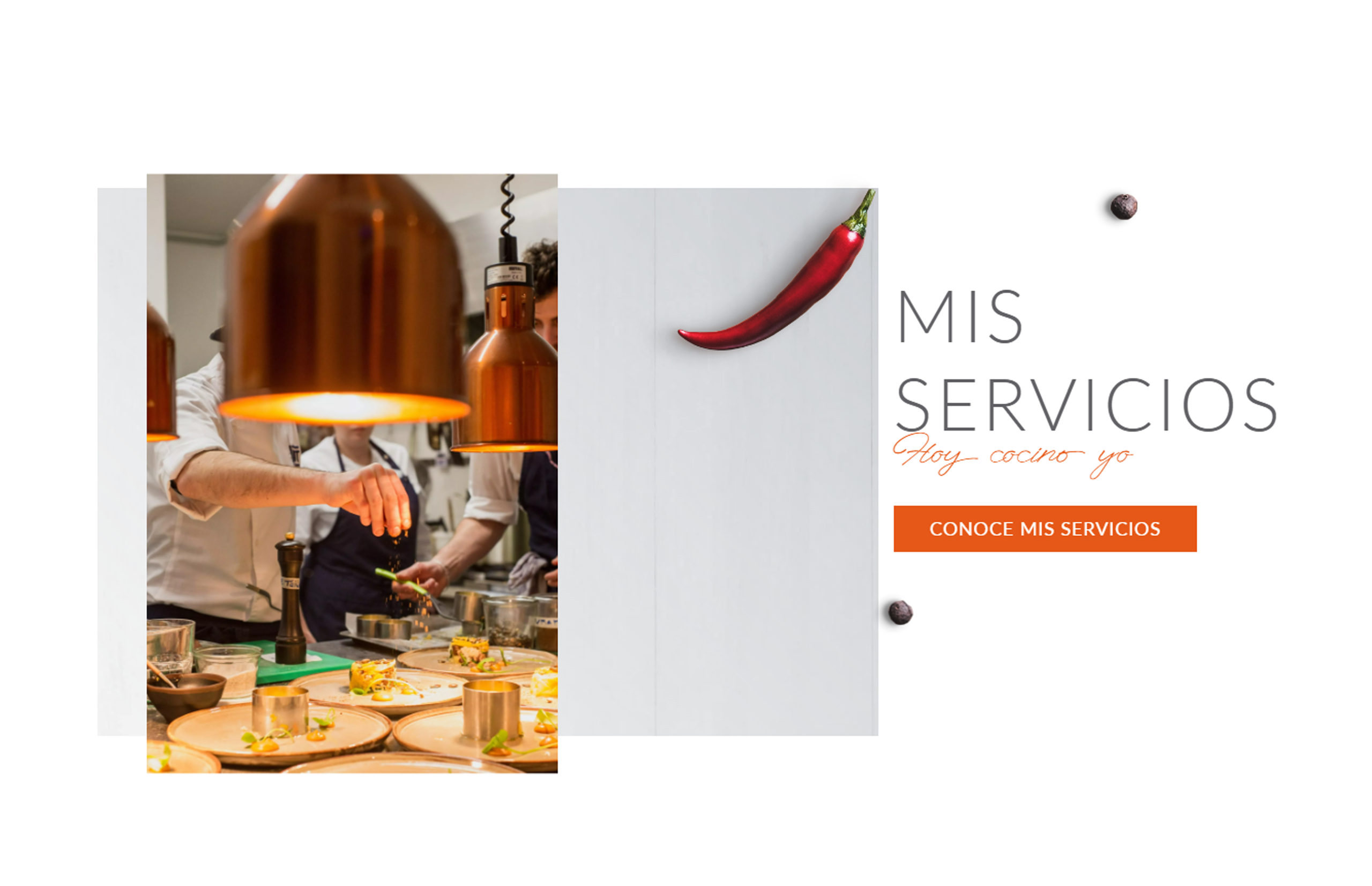 ▷ Ejemplo de página web para chef [A medida]