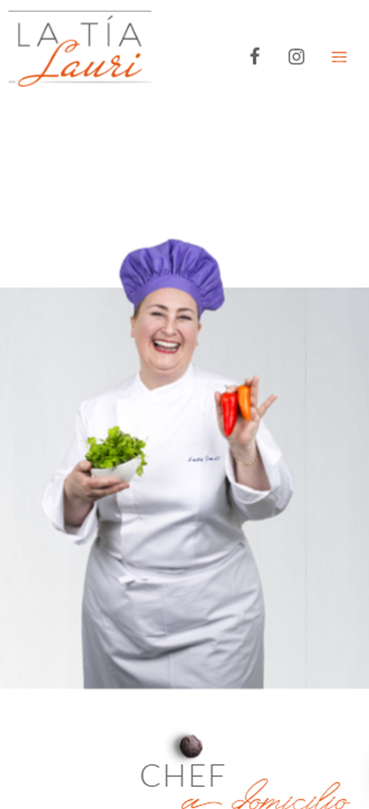 ▷ Ejemplo de página web para chef [A medida]