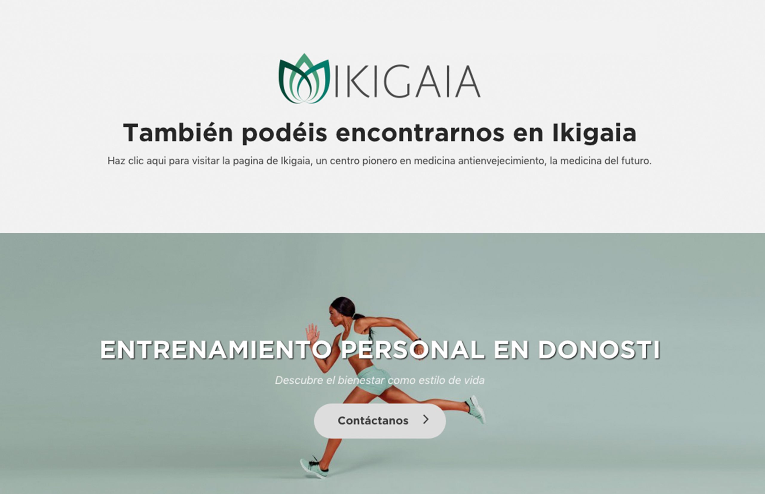 ▷ Ejemplo de página web para estudios de entrenamiento[A medida]