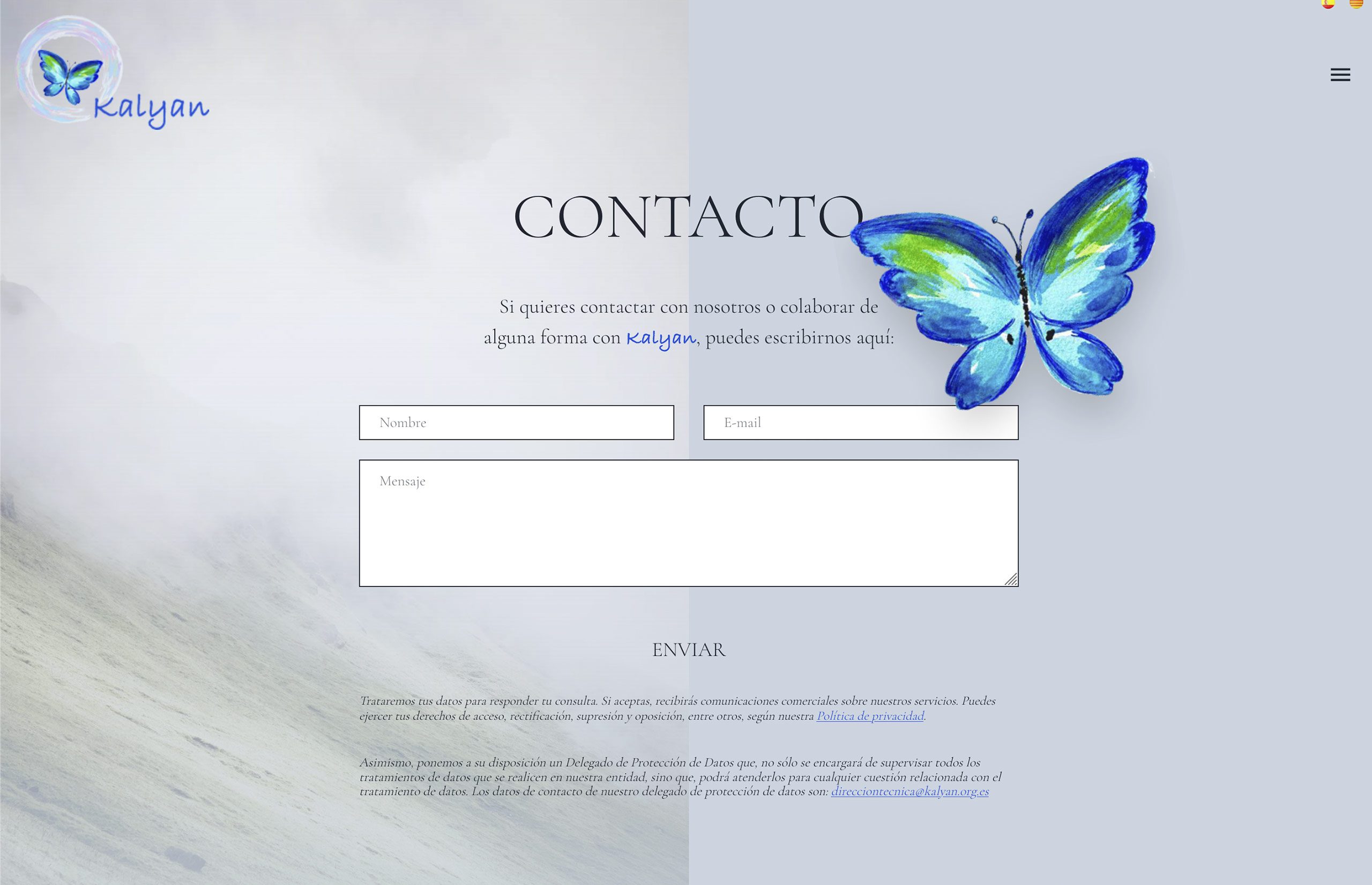 ▷ Ejemplo de página web para asociación sin ánimo de lucro [A medida]