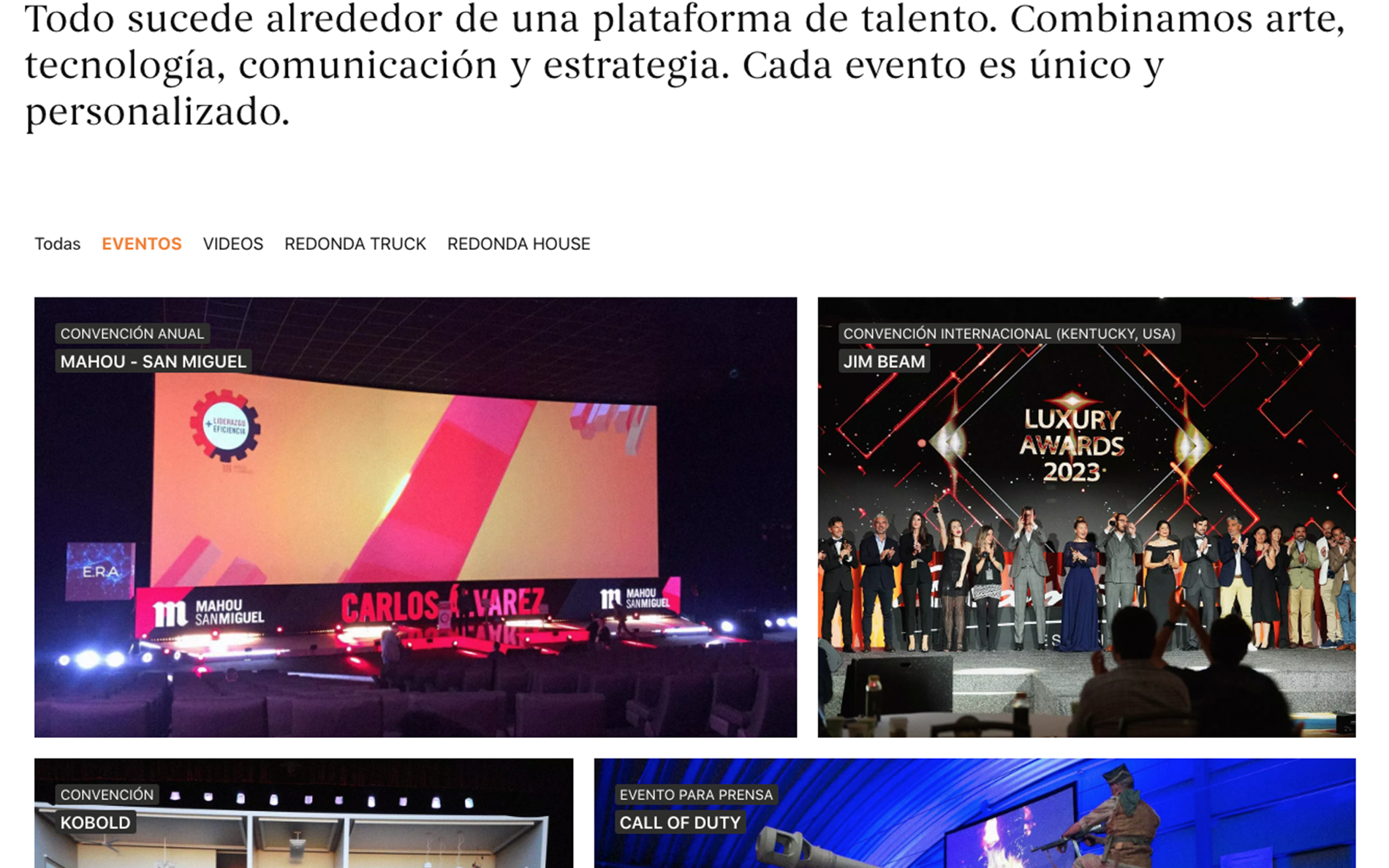 ▷ Ejemplo de página web de agencias [A medida]