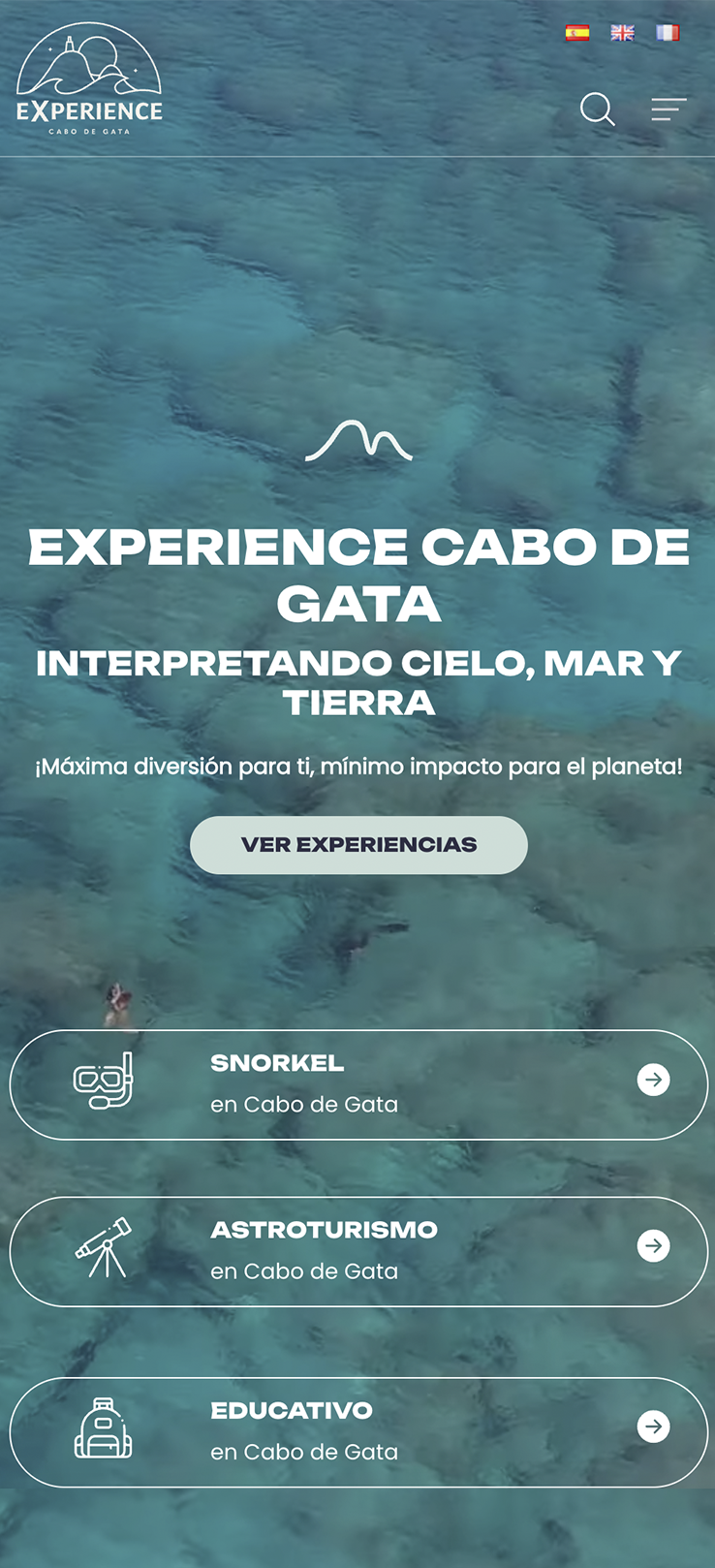 ▷ Ejemplo de página web para agencias de viajes [A medida]