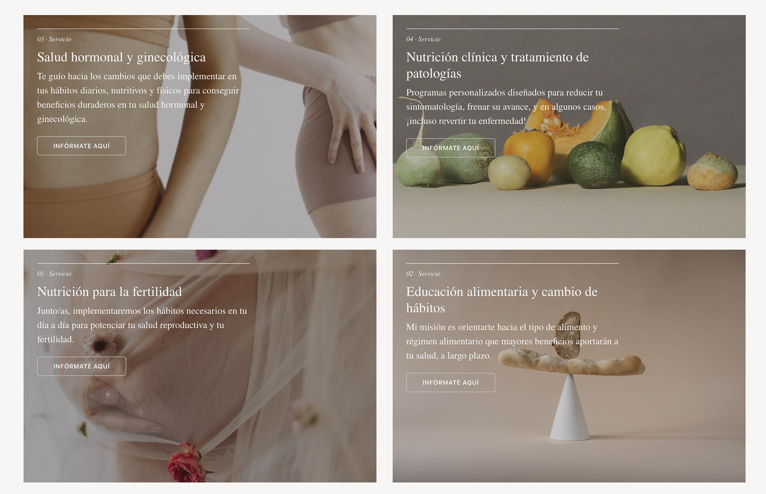 ▷ Ejemplo de página web para nutrición [A medida]