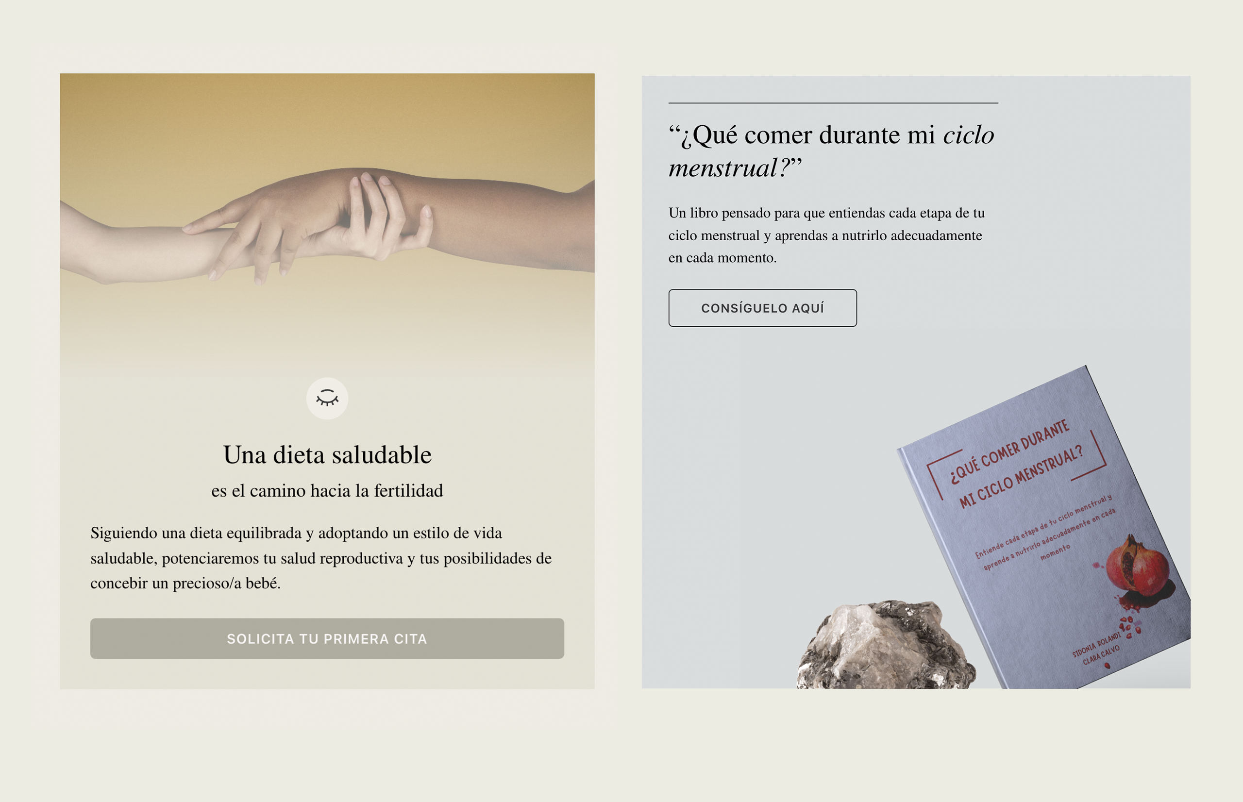 ▷ Ejemplo de página web para nutrición [A medida]